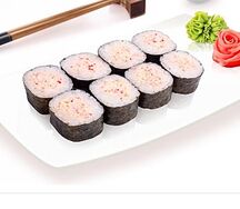 Ролл с крабом