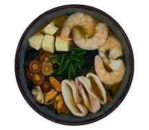 Мисо-суп с морепродуктами