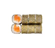 Маки с копченым лососем