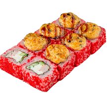 Запеченный курочка с грибами