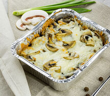 Запеченный картофель с грибами