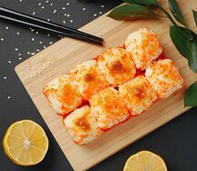 Запеченный Вулкан с Лососем Гриль 8шт