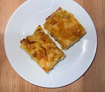Картофельный гратен с беконом
