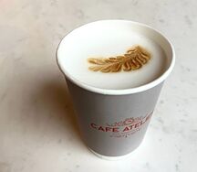 Латте на молоке Oatly Barista