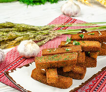 Гренки с чесноком