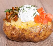 Картофель, запеченный с сыром