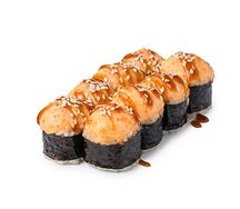 Маки запеченные с лососем