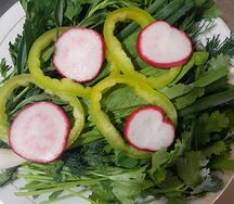 Зелень свежая