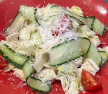 Теплый салат с беконом