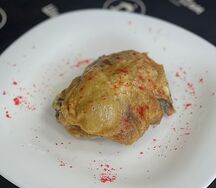 Куриное бедро запеченное