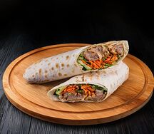 Шаурма из свинины в лаваше
