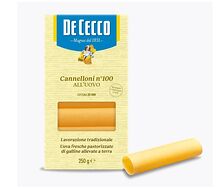 Паста De Cecco №100 Каннеллони с добавлением яйца