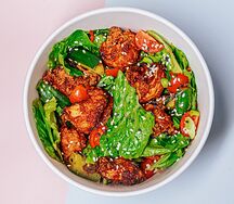 Салат теплый с курочкой