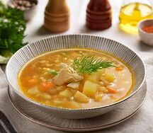 Гороховый с мясом кур