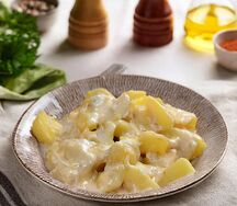 Картофель томлёный в сливках