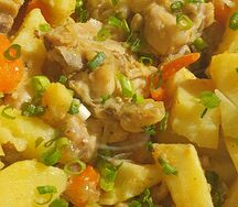 Картошка с курицей