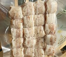Шашлычки из гребешка и бекона со специями