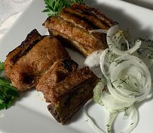Шашлык из свиных ребрышек