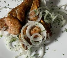 Шашлык из свинины на косточке