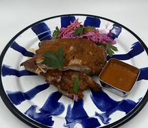 Рёбра свиные в копченой глазури