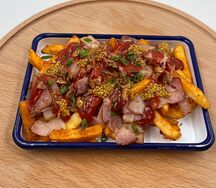 Картофель фри с беконом