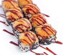 Запечённый ролл Чесночная курочка