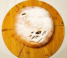 Пирог с малиной