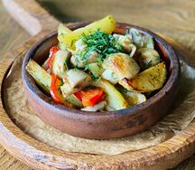 Картошка с грибами