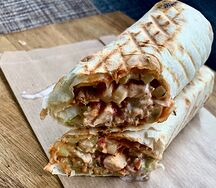 Шаурма со свининой маленькая