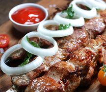Шашлык из свиной шеи