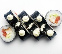 Ролл Цезарь с копчёной курицей