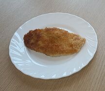 Куриная отбивная в сухарях 
