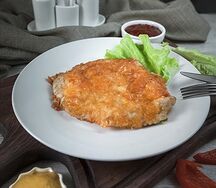 Свинина в сырной корочке