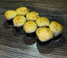 Запеченный мини с копченой курицей