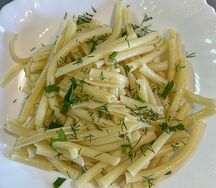 Макароны с маслом