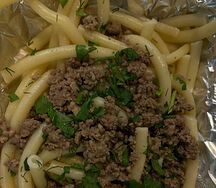 Макароны с мясом
