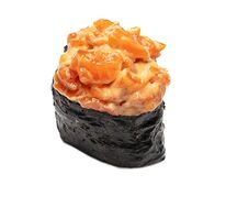 Гункан с лососем
