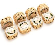 Ролл с курицей в кунжуте