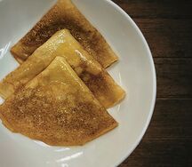 Блины с маслом