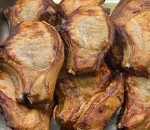 Шашлык из свиной корейки