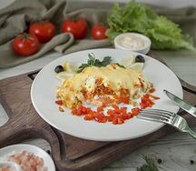 Рыба с овощами