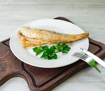 Минтай жареный