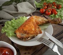 Окорочок запеченный в духовке