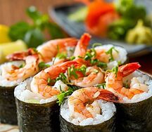 Маки с креветкой 