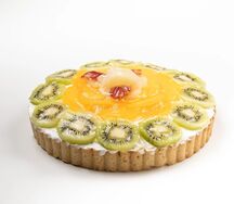 Тарт с сырным кремом