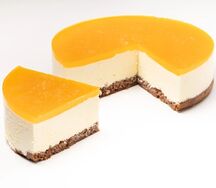 Чизкейк с манго и маракуйей