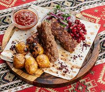 Люля-кебаб из баранины с молодым картофелем