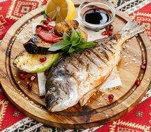 Дорадо с овощами