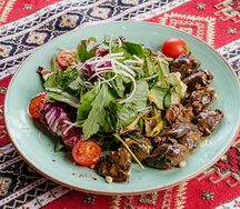 С куриной печенью