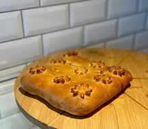 Пирог с картофелем и курицей